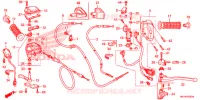 LEVIER DE GUIDON   CABLE   COMMODO pour Honda FOURTRAX 420 RANCHER 4X4 AT IRS EPS ESP 2020