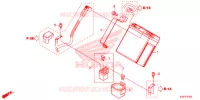 BATTERIE pour Honda CB 300 POLICE -DK- 2019