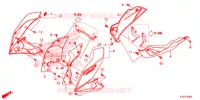OUIES DE RADIATEUR   SABOT pour Honda CB 300 POLICE -DK- 2019