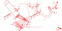SILENCIEUX D'ECHAPPEMENT pour Honda CB 300 POLICE -DK- 2019