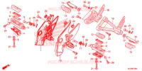 REPOSE PIED (CB500XAG) pour Honda CB 500 X ABS 2016