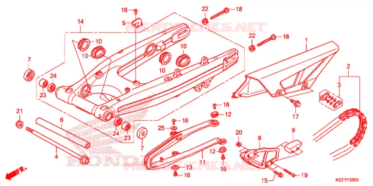 BRAS OSCILLANT Honda MOTO 250 CRF 2019  CRF250RLK