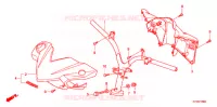 GUIDON   CARENAGE pour Honda ANC 110 ICON CYBER COMBI 2008