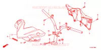 GUIDON   CARENAGE pour Honda ANC 110 ICON SPORT 2008
