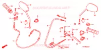 LEVIER DE GUIDON   CABLE   COMMODO (2) pour Honda ANC 110 ICON SPORT 2008