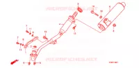 SILENCIEUX D'ECHAPPEMENT (2) pour Honda WAVE 125 X 2008