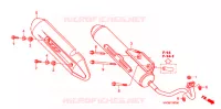 SILENCIEUX D'ECHAPPEMENT pour Honda AIRBLADE 110 2011