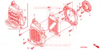 VENTILATEUR ET COUVERCLE DE RADIATEUR pour Honda AIRBLADE 110 2011