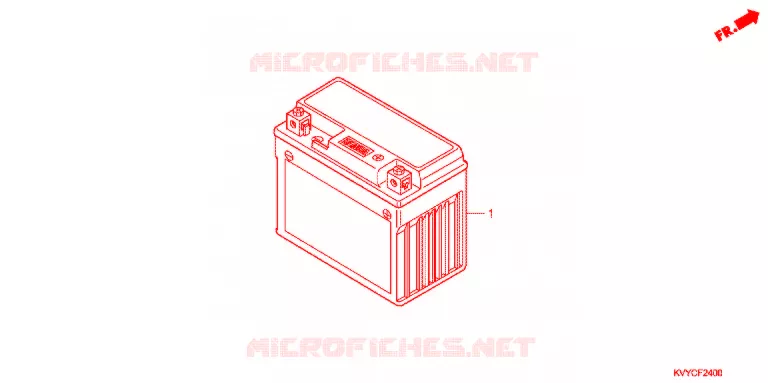 BATTERIE Honda MOTO 110 ICON 2011  ACC110CBB