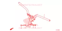 GUIDON pour Honda SCOOPY 110 2016