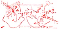 LEVIER DE GUIDON   CABLE   COMMODO pour Honda SCOOPY 110 2016