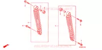 AMORTISSEUR ARRIERE pour Honda AIRBLADE 110 2007