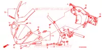 GUIDON   CARENAGE pour Honda AIRBLADE 110 2009