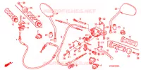 LEVIER DE GUIDON   CABLE   COMMODO (ANC110ACT/ACA110CB) pour Honda AIRBLADE 110 2009