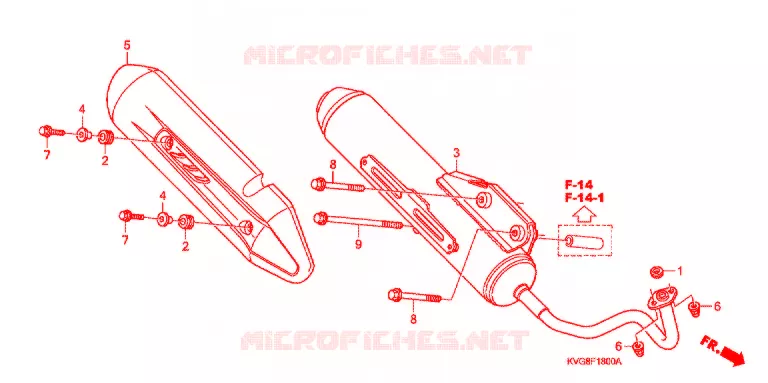 SILENCIEUX D'ECHAPPEMENT Honda SCOOTER 110 AIR-BLADE 2007  ANC110AST7
