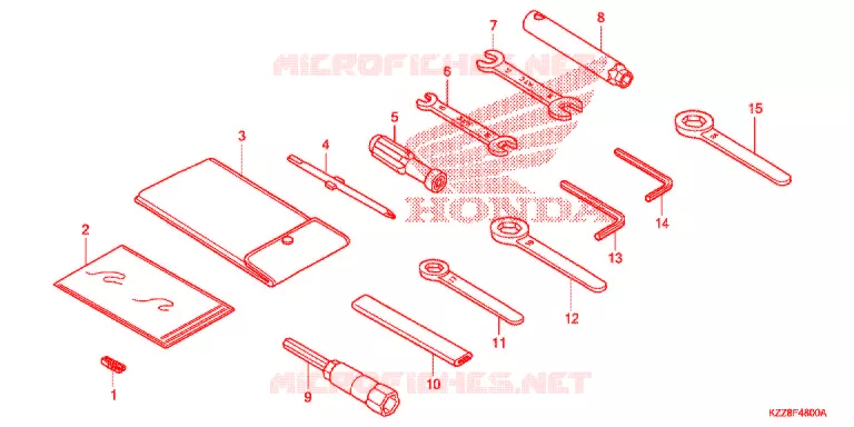 OUTIL Honda MOTO 250 CRF 2016  CRF250LF_TH