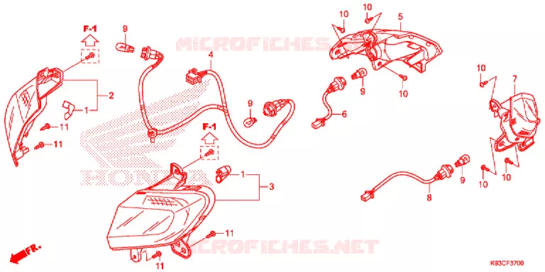 CLIGNOTANT Honda SCOOTER 110 SCOOPY 2019  ACF110CBTK