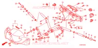GUIDON   CARENAGE (1) pour Honda WAVE 125 2005