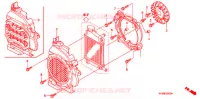 VENTILATEUR ET COUVERCLE DE RADIATEUR pour Honda CLICK 110 I 2011