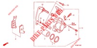 ETRIER DE FREIN AVANT (ANC1109,ACB110A/B) pour Honda CLICK 110 I 2011