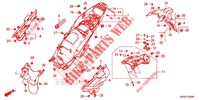 GARDE BOUE ARRIERE (CRF1100A/AL/D/DL) pour Honda AFRICA TWIN 1100 2020