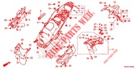 GARDE BOUE ARRIERE (CRF1100A/AL/D/DL) pour Honda AFRICA TWIN 1100 2020