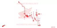 BEQUILLE LATERALE pour Honda CBR 650 R 2020