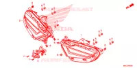 FEUX ARRIERE pour Honda GL 1800 GOLD WING KO 2020