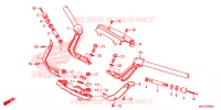 GUIDON   TE DE FOURCHE pour Honda GL 1800 GOLD WING 2020