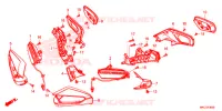 CLIGNOTANT   RETROVISEUR pour Honda GL 1800 GOLD WING TOUR DCT 2020