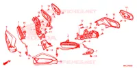 CLIGNOTANT   RETROVISEUR pour Honda GL 1800 GOLD WING TOUR DCT 2020