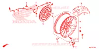 ROUE ARRIERE pour Honda GL 1800 GOLD WING TOUR DCT 2020