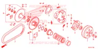 EMBRAYAGE pour Honda SH 150 ABS D 3ED 2020
