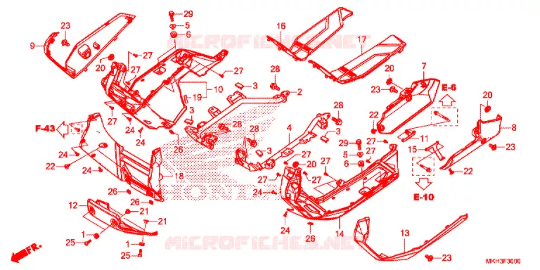 MARCHE PIEDS Honda MOTO 750 ADV 2021  ADV750M