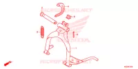 BEQUILLE pour Honda SUPER CUB 125 ABS 2019