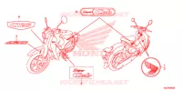 EMBLEME pour Honda SUPER CUB 125 ABS 2019