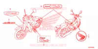 EMBLEME pour Honda SUPER CUB 125 ABS 2020