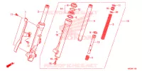 FOURCHE pour Honda SUPER CUB 125 ABS 2020