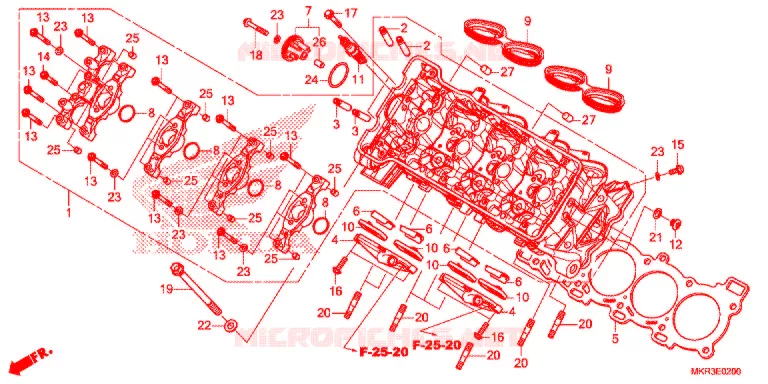 CULASSE Honda MOTO 1000 CBR 2021  CBR1000STM