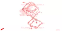 CYLINDRE pour Honda CBR 300 R 2020