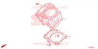 CYLINDRE pour Honda CBR 300 R 2020