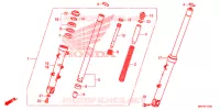 FOURCHE pour Honda CBR 500 R ABS 2020