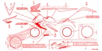 AUTOCOLLANTS pour Honda CBR 650 R 2020