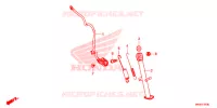BEQUILLE LATERALE pour Honda CBR 650 R 2020