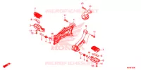 REPOSE PIED pour Honda REBEL 300 ABS 2020