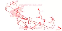 SILENCIEUX D'ECHAPPEMENT pour Honda REBEL 300 ABS 2020