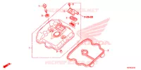 COUVRE CULASSE pour Honda REBEL 300 ABS 2020