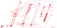 FOURCHE pour Honda REBEL 300 ABS 2020