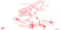 SELLE pour Honda AFRICA TWIN 1000 DCT TRICOLOR 2019