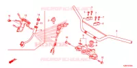 GUIDON pour Honda CRF 125 F BIG WHEELS 2020
